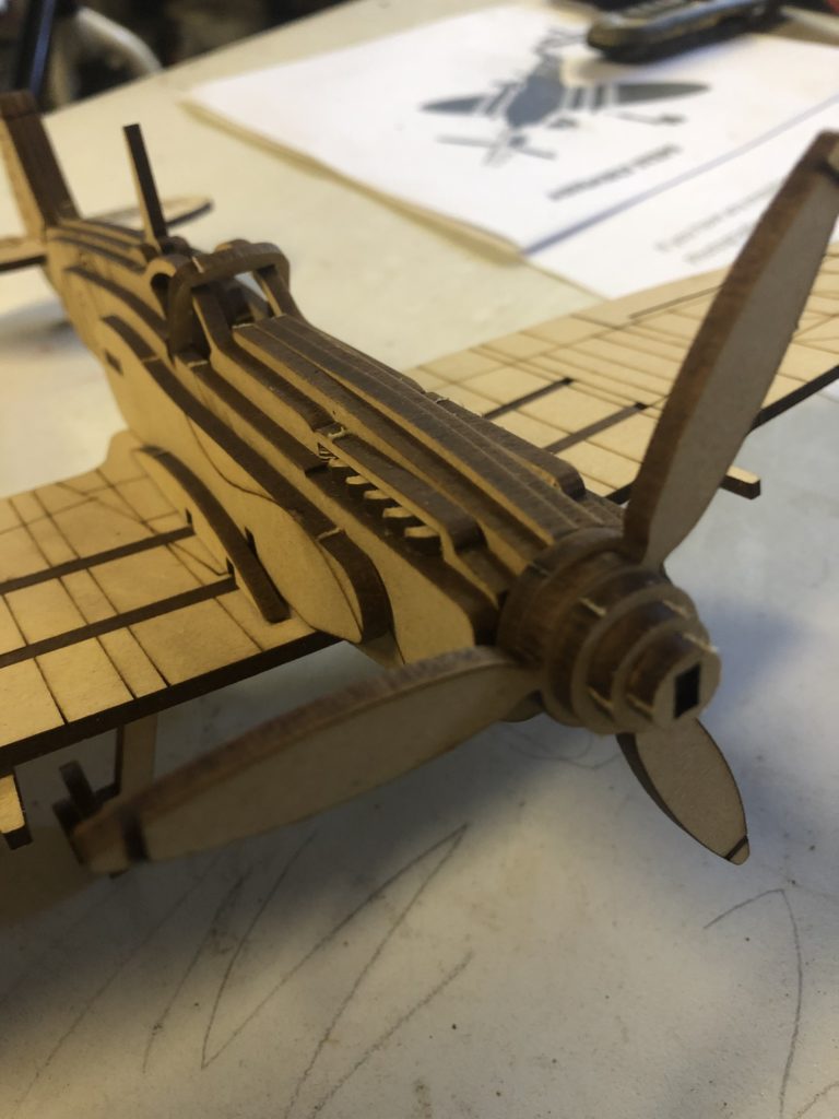  Plane - Completed Wooden Puzzle